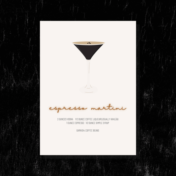 Poster – Espresso Martini