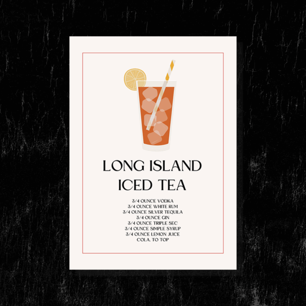 Poster – Long Island Iced Tea
