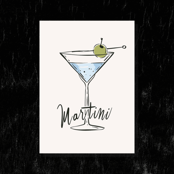 Poster – Martini Chic